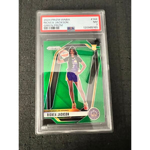 2024 PANINI PRIZM WNBA #144 RICKEA JACKSON GREEN PRIZM